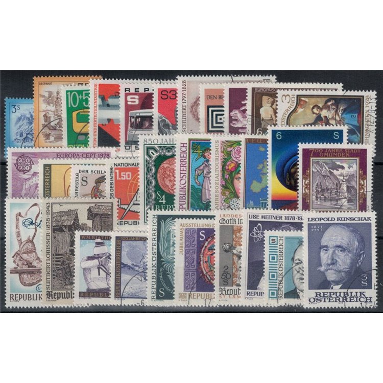 AUSTRIA 1978 Annata completa 31v us
