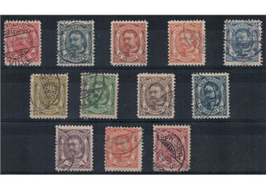 LUSSEMBURGO 1906-08 Effigie di Guglielmo IV 12v us