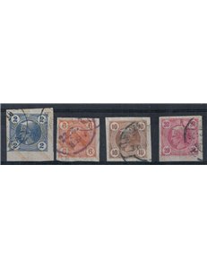 AUSTRIA 1901 Francobolli per giornali, linee brillanti 4v us