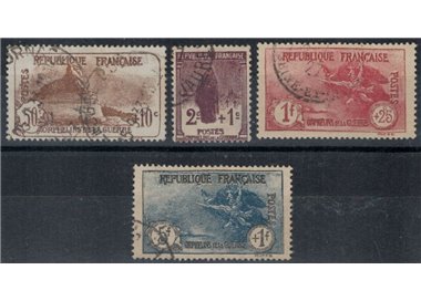 FRANCIA 1926-27 Pro orfani di guerra 4v us