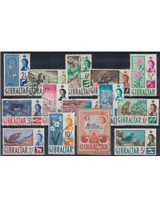 GIBILTERRA 1960 Effigie della Regina Elisabetta e vedute 14v us