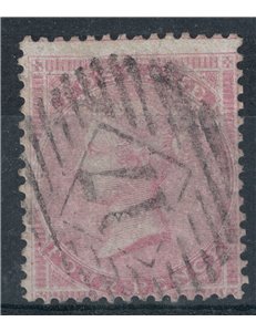 GRAN BRETAGNA 1855-57 Regina Vittoria (4p rosa su bianco) us ©
