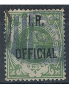 GRAN BRETAGNA 1888-1901 Servizio (I.R. OFFICIAL) 1s verde us