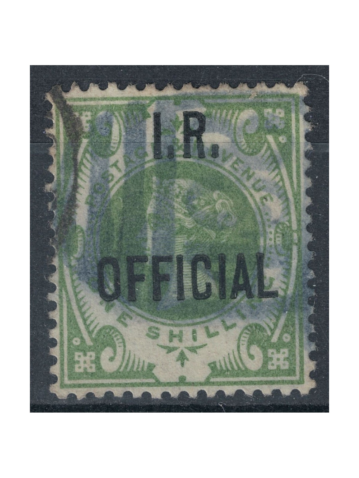GRAN BRETAGNA 1888-1901 Servizio (I.R. OFFICIAL) 1s verde us