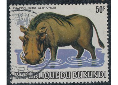 BURUNDI 1982 Fauna, desert warthog us