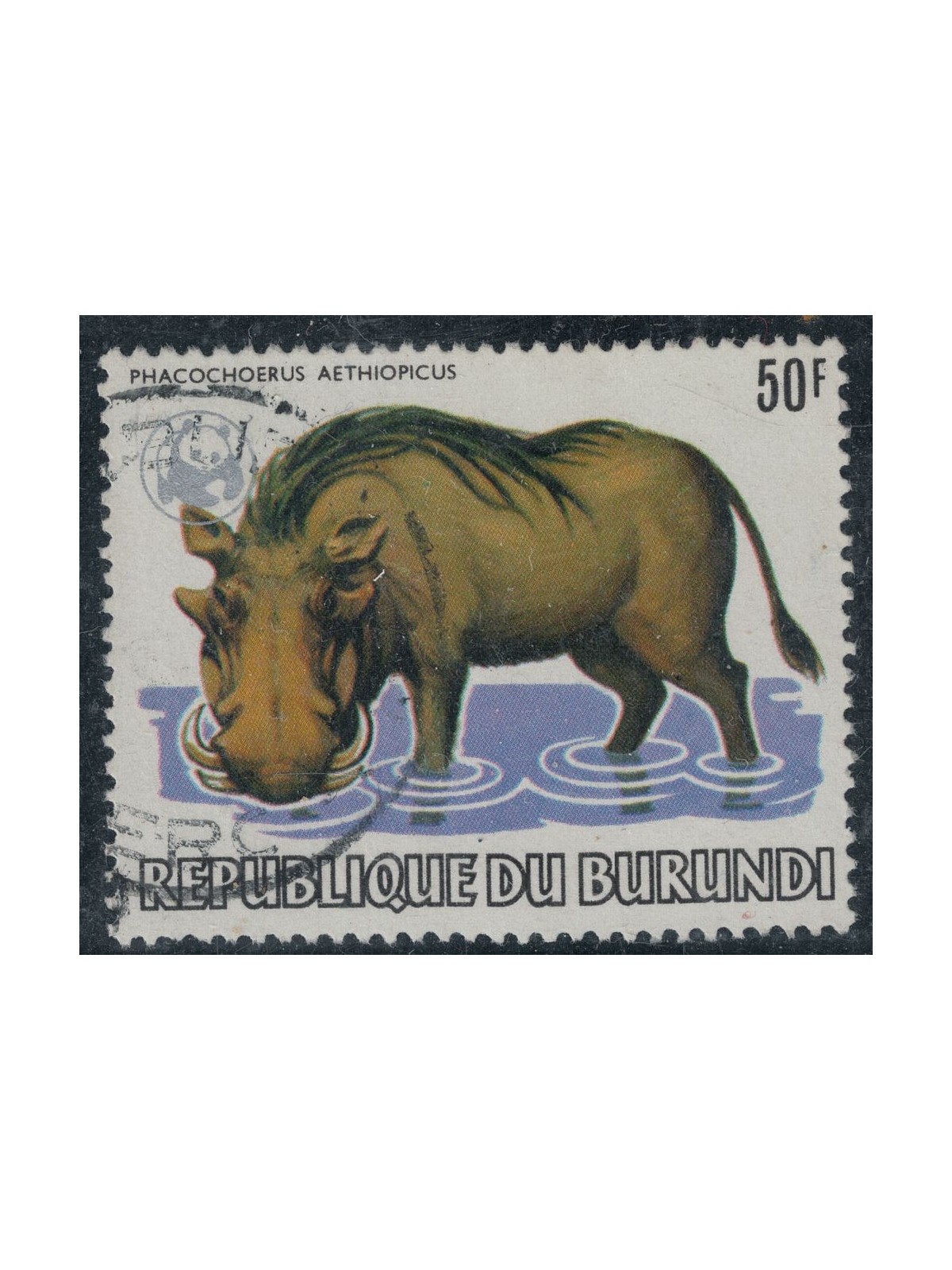 BURUNDI 1982 Fauna, facocero del deserto us