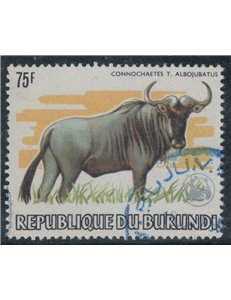 BURUNDI 1982 Fauna, wildebeest us