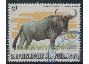 BURUNDI 1982 Fauna, gnu us