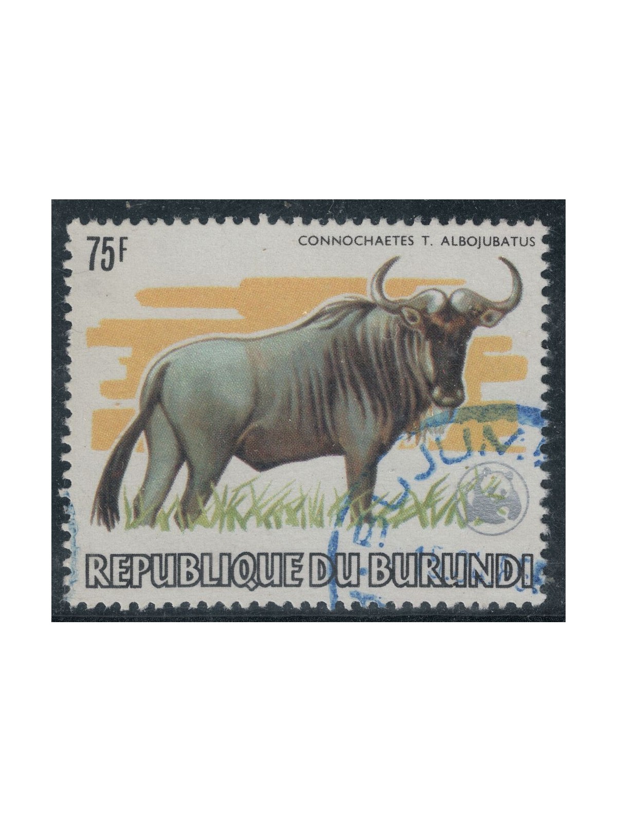 BURUNDI 1982 Fauna, gnu us