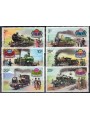 LIBERIA 1973 Antiche locomotive 6v us