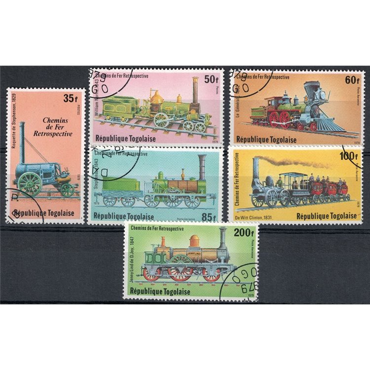 TOGO 1979 Retrospective of the railways 6v us