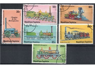 TOGO 1979 Retrospective of the railways 6v us