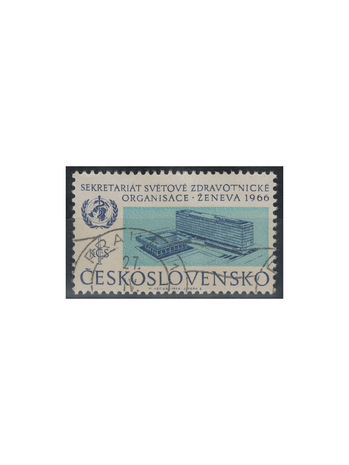 CZECHOSLOVAKIA 1966 World Health Organization us