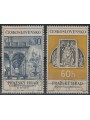 CZECHOSLOVAKIA 1966 Prague Castle 2v us