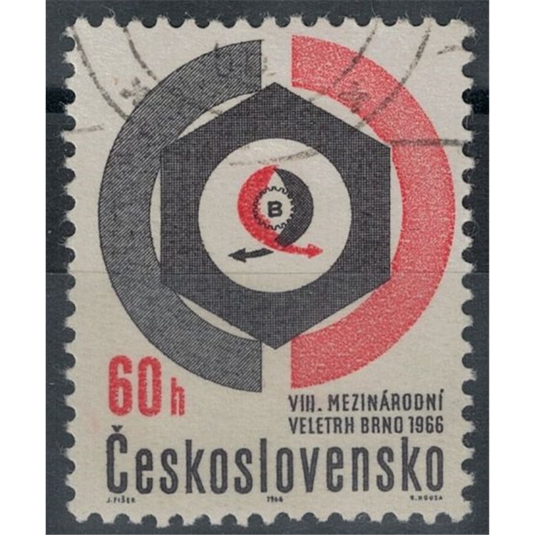 CECOSLOVACCHIA 1966 Fiera di Brno us