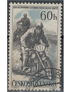 CECOSLOVACCHIA 1957 32ª corsa motociclistica di Gottwaldov us