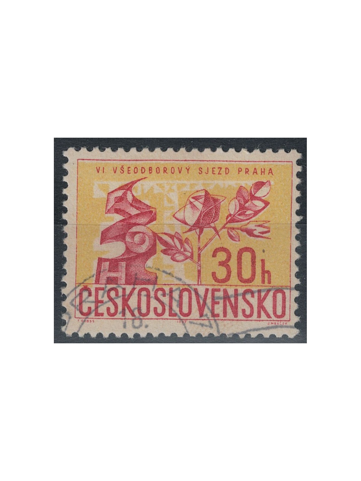CECOSLOVACCHIA 1967 Congresso dei sindacati us