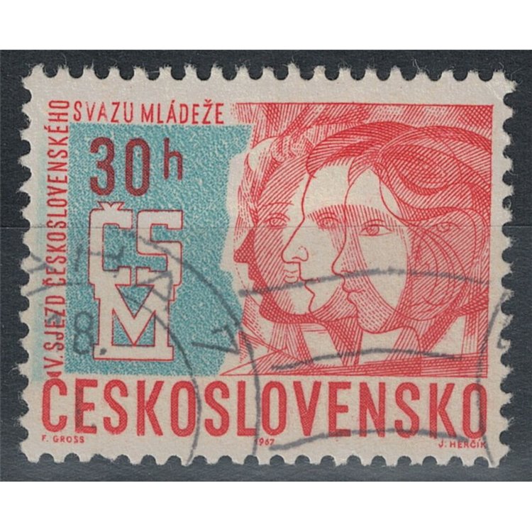CZECHOSLOVAKIA 1967 Youth Congress us