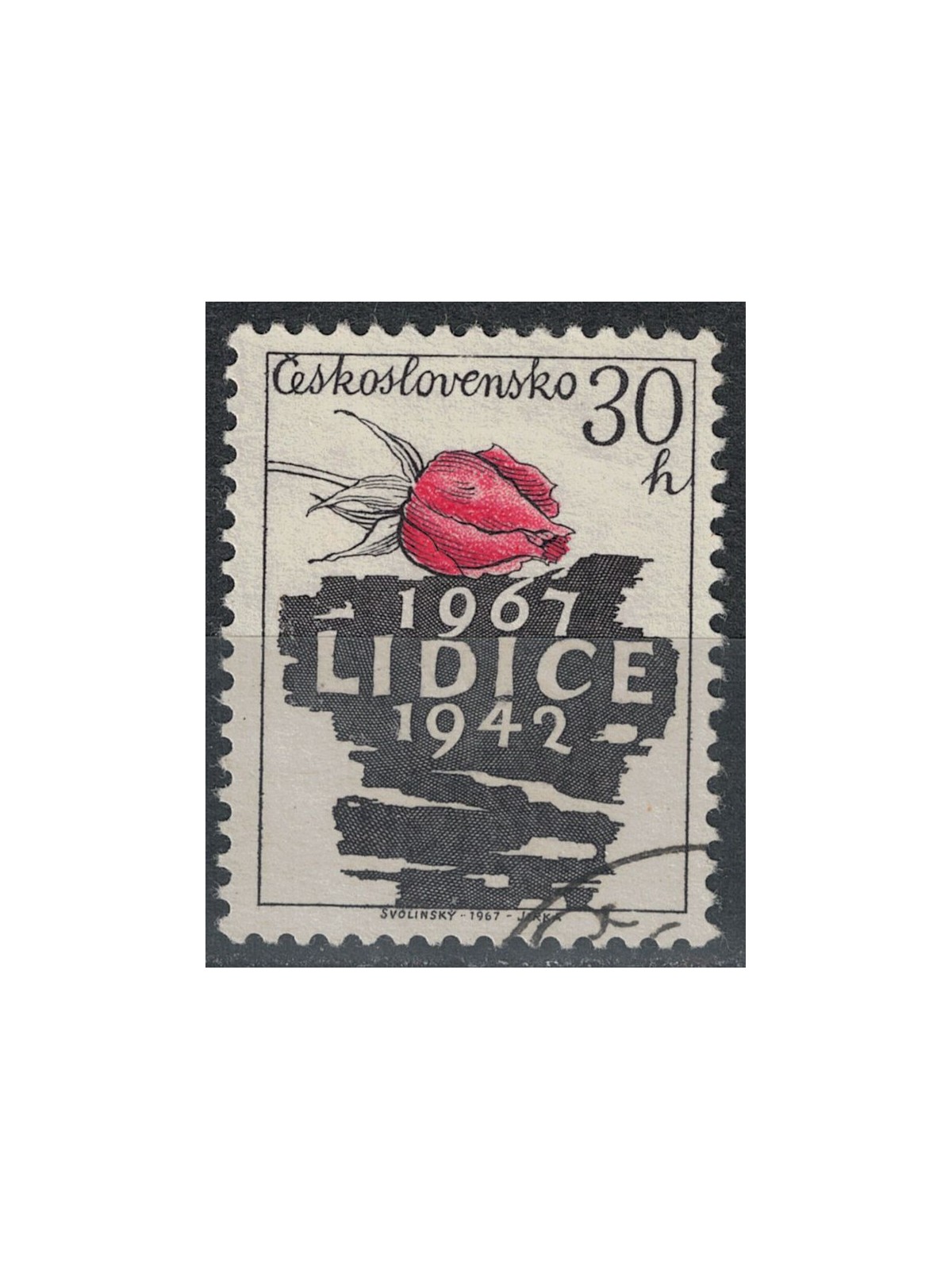CZECHOSLOVAKIA 1967 Destruction of Lidice us