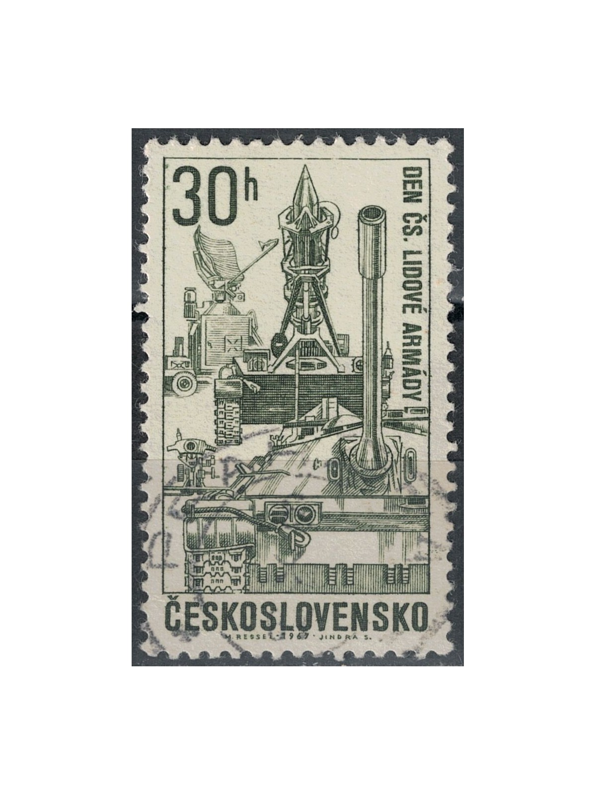 CZECHOSLOVAKIA 1967 Armed Forces Day us