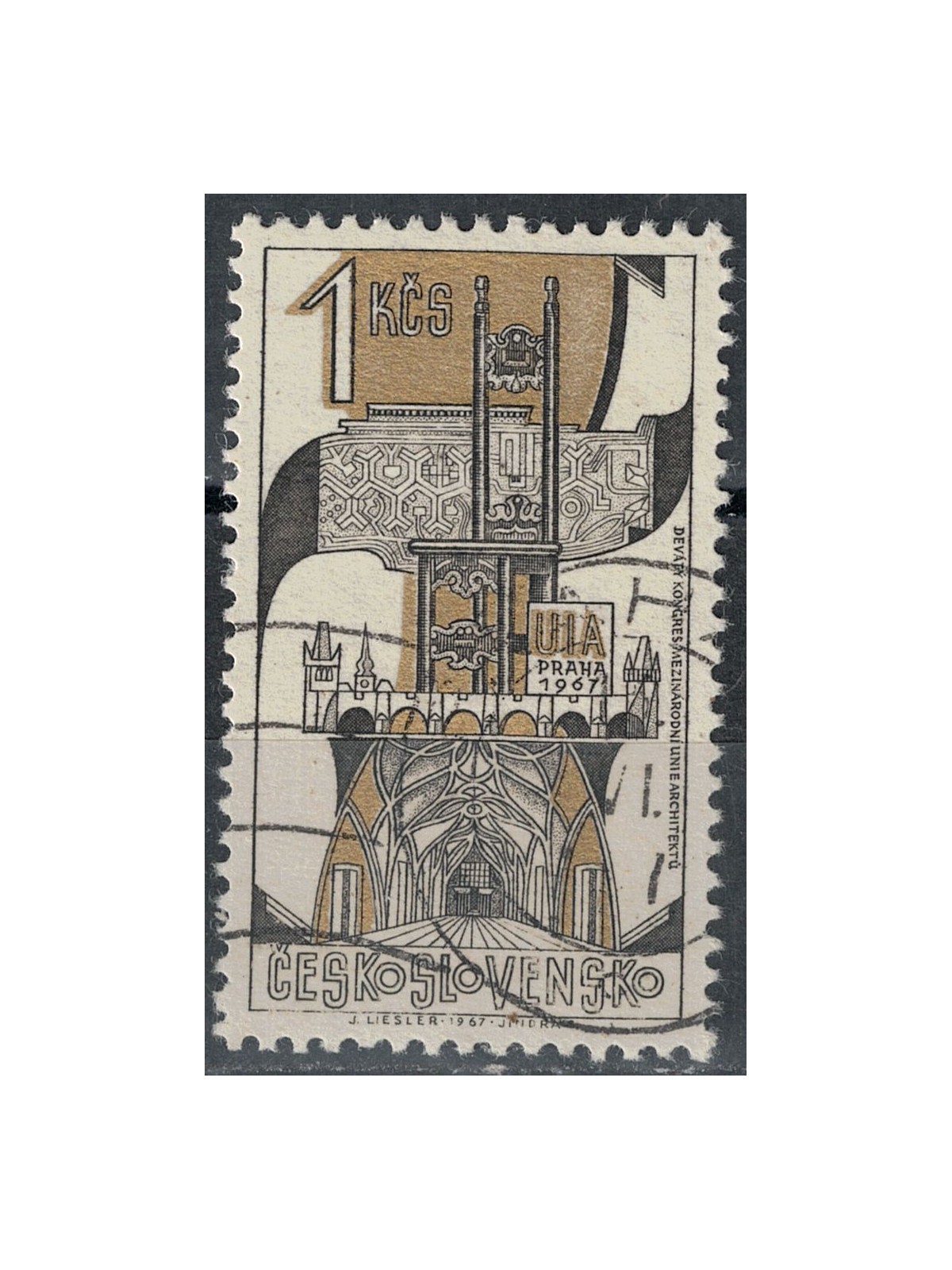 CZECHOSLOVAKIA 1967 Congress of US Architects
