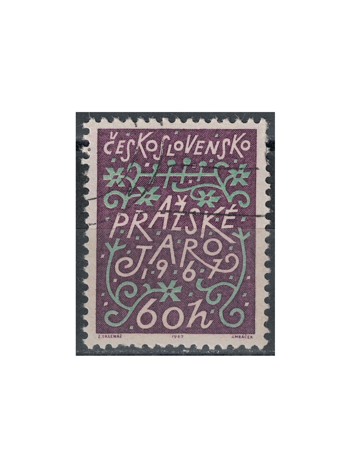 CZECHOSLOVAKIA 1967 Prague Music Festival us