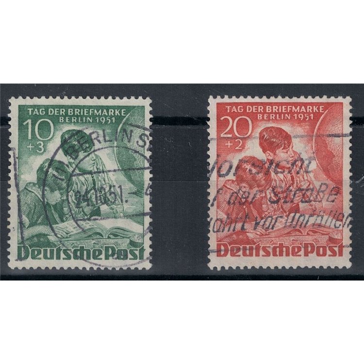 BERLIN 1951 Stamp Day 2v used