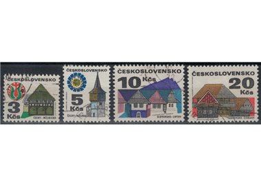CECOSLOVACCHIA 1972 Edifici antichi 4v us