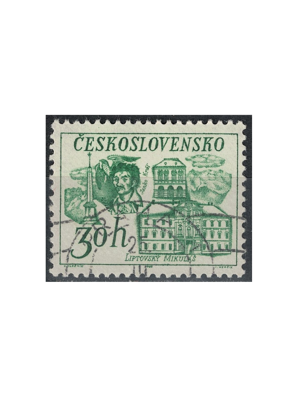 CZECHOSLOVAKIA 1968 Liptovsky Mikulas us