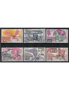 CZECHOSLOVAKIA 1967 Conquest of Space 6v us