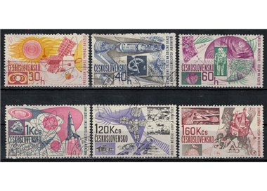 CZECHOSLOVAKIA 1967 Conquest of Space 6v us