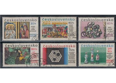 CECOSLOVACCHIA 1967 Esposizione di Montreal 6v us