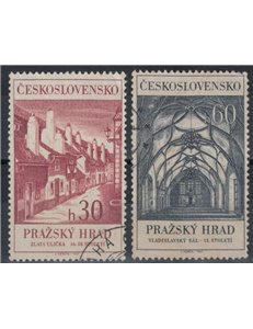 CZECHOSLOVAKIA 1967 Prague Castle 2v us