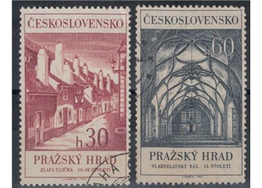 CZECHOSLOVAKIA 1967 Prague Castle 2v us
