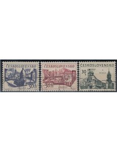 CZECHOSLOVAKIA 1967 City 3v us