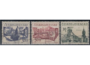 CZECHOSLOVAKIA 1967 City 3v us