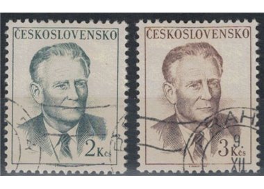 CECOSLOVACCHIA 1967 Antonin Novotny 2v us
