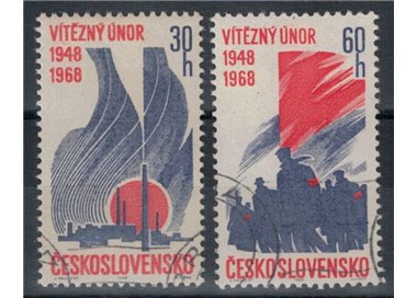 CECOSLOVACCHIA 1968 Colpo di Stato 2v us