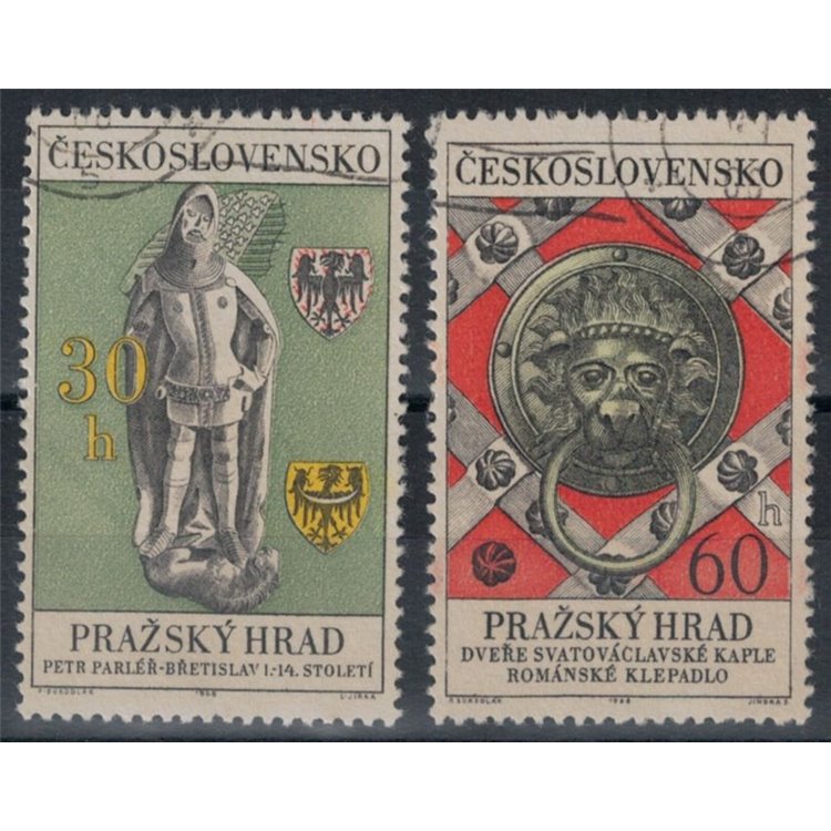 CECOSLOVACCHIA 1968 Castello di Praga 2v us