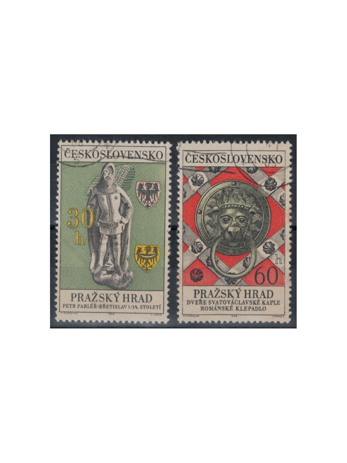 CECOSLOVACCHIA 1968 Castello di Praga 2v us