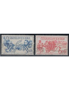 CZECHOSLOVAKIA 1968 Slovak Uprising 2v us