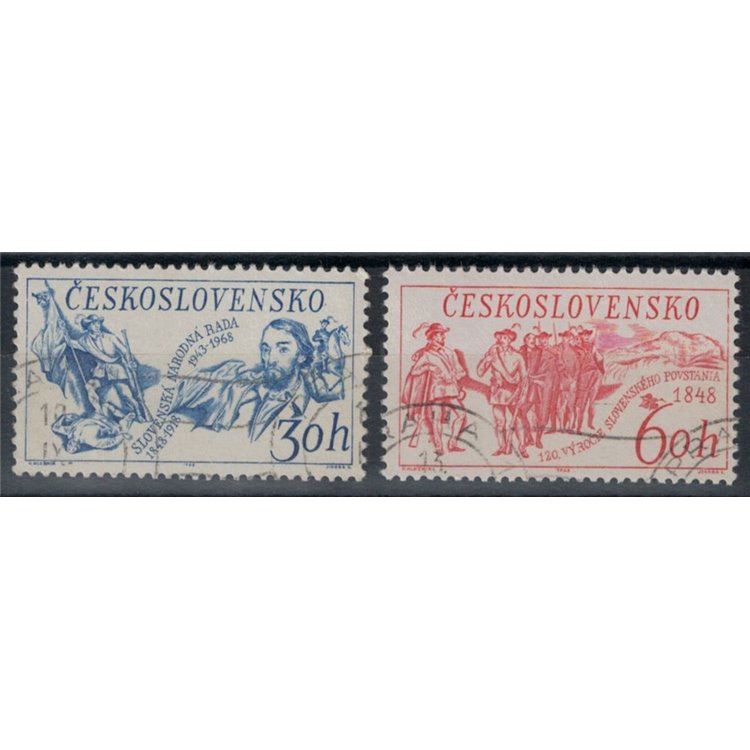 CECOSLOVACCHIA 1968 Insurrezione slovacca 2v us