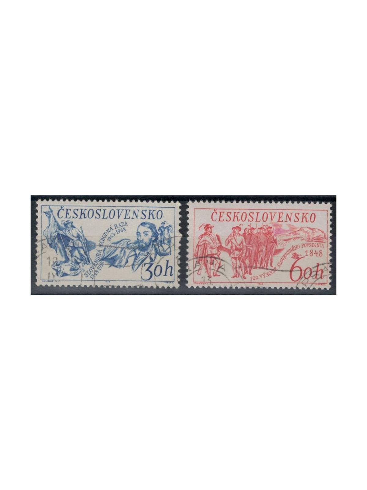 CECOSLOVACCHIA 1968 Insurrezione slovacca 2v us