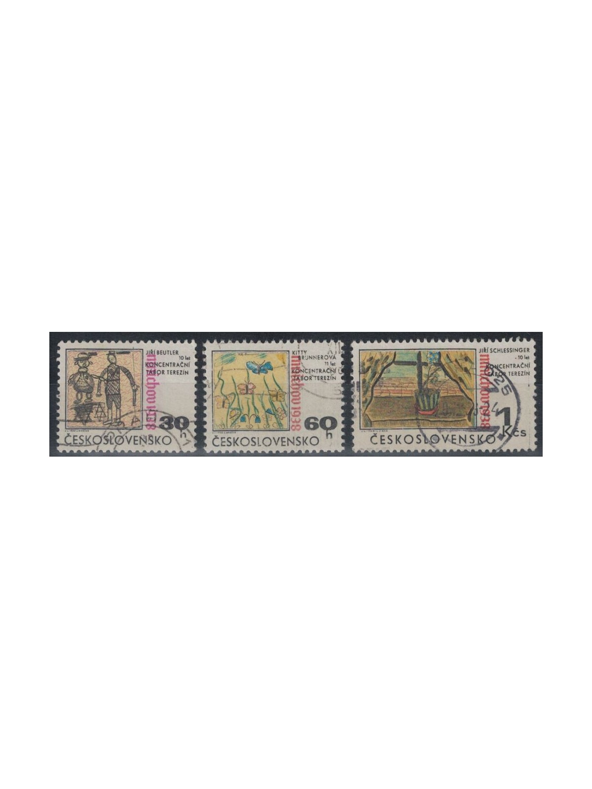 CZECHOSLOVAKIA 1968 Munich Agreement 3v us