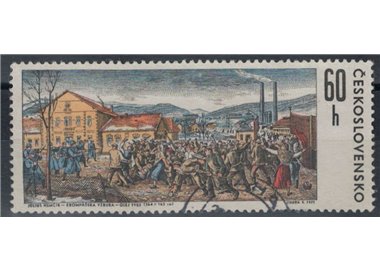 CECOSLOVACCHIA 1971 Partito Comunista nella pittura us