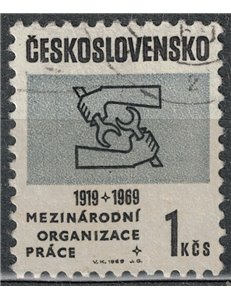 CECOSLOVACCHIA 1969 Organizzazione internazionale del lavoro us