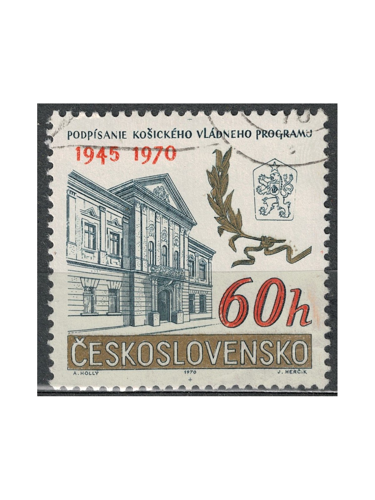 CECOSLOVACCHIA 1970 Programma di governo di Kosice us