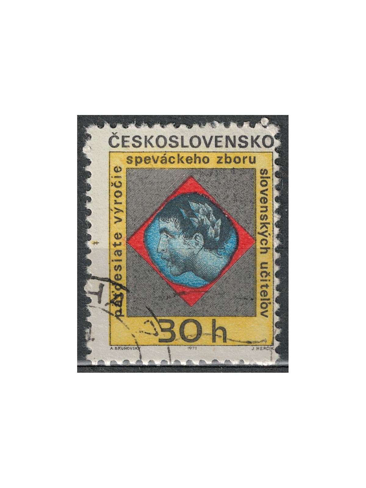 CECOSLOVACCHIA 1971 Maestri di coro slovacchi us