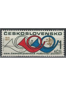 CZECHOSLOVAKIA 1971 US Stamp Day