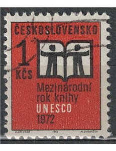 CZECHOSLOVAKIA 1972 Year of the book us